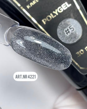 Set Polygel Glamour Karl Diamant 6* 30 ml